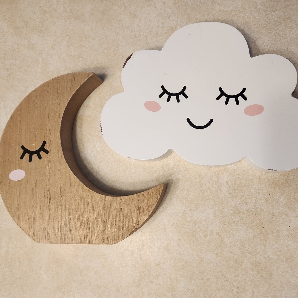Moon and Cloud Table Decor from Hobby Lobby